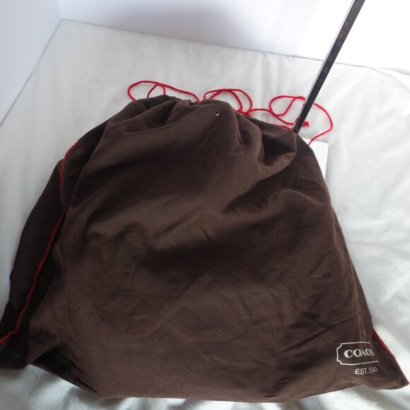 COACH Audrey soft smooth and supple cream leather tote w/snakeskin trim/dustbag - Picture 9 of 15